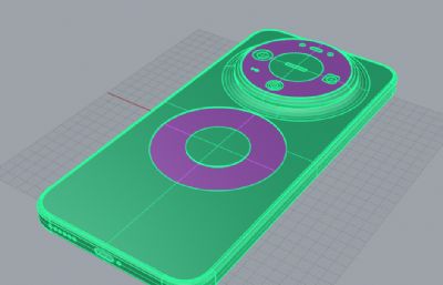 华为Mate 80手机3D模型（真机抄数）