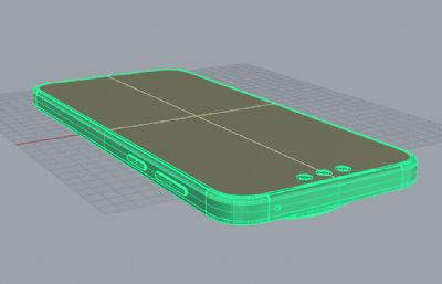 华为Mate 80手机3D模型（真机抄数）