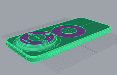 华为Mate 80手机3D模型（真机抄数）