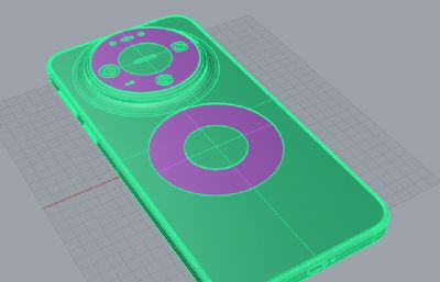 华为Mate 80手机3D模型（真机抄数）