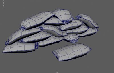 防御防洪沙袋 布袋堡垒 粮袋货物