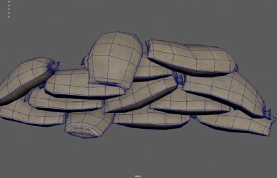 防御防洪沙袋 布袋堡垒 粮袋货物