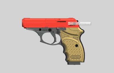 阿根廷BERSA雷霆Thunder380手枪3D游戏道具非实物