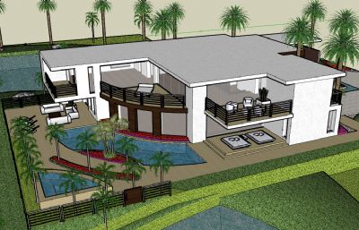 现代风格的房子