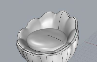 造型沙发 花朵沙发