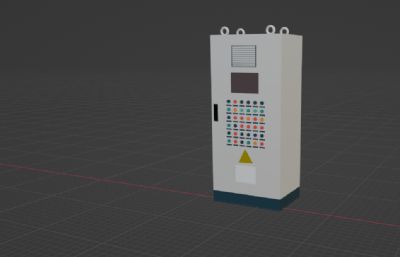 动力柜 配电箱 电气柜blender模型