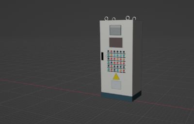 动力柜 配电箱 电气柜blender模型