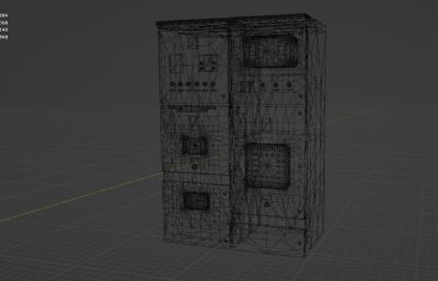动力柜 配电柜 高低压箱blender模型