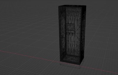 动力柜 电力柜 电气柜blender模型