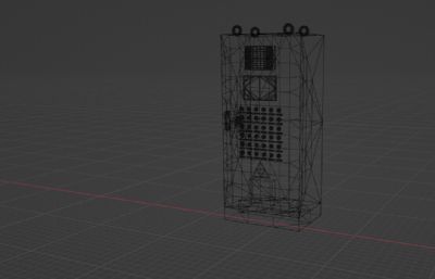 动力柜 配电箱 电气柜blender模型