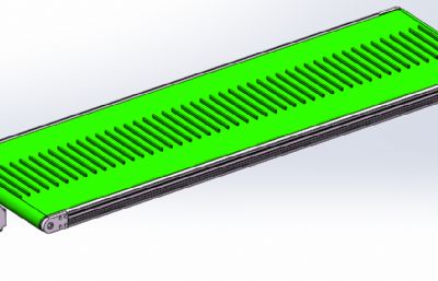 宽度480长度1630带肋条绿色皮带