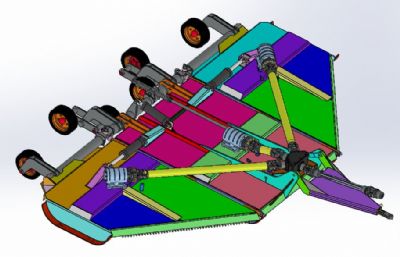 折叠式牵引割灌机