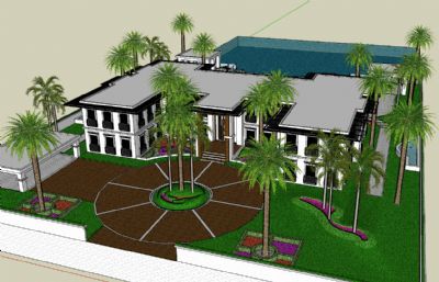 美丽的现代海边酒店