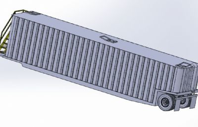 压裂罐三维模型