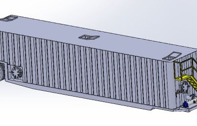 压裂罐三维模型
