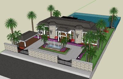 巨大的豪华豪宅