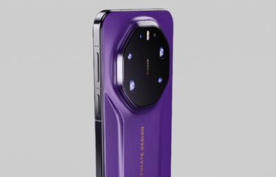 HUAWEI Mate 80 RS手机外壳模型,keyshot,c4d2024模型