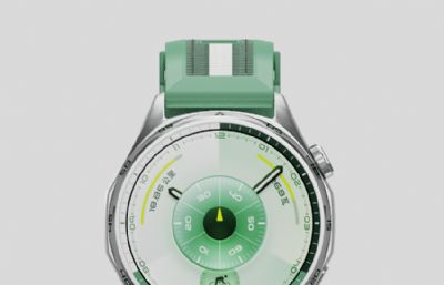 华为 watch gt6手表C4D模型,有keyshot+fbx文件