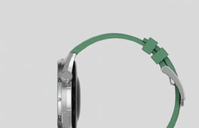 华为 watch gt6手表C4D模型,有keyshot+fbx文件