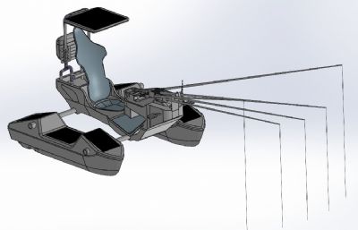 小型太阳能渔船