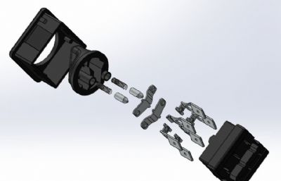 旋转开关结构图纸