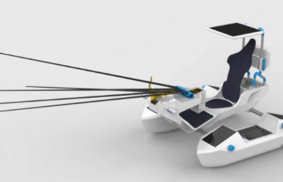 小型太阳能渔船