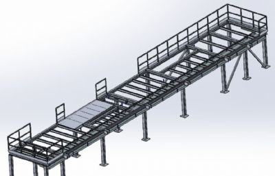 线缆和管道规范化支撑工业平台