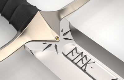 魔戒指环王Anduril安督瑞尔宝剑纳西尔圣剑（Narsil）,伊兰迪尔之剑,阿拉贡的佩剑