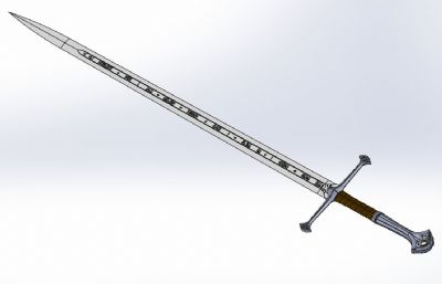 魔戒指环王Anduril安督瑞尔宝剑纳西尔圣剑（Narsil）,伊兰迪尔之剑,阿拉贡的佩剑