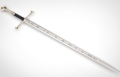 魔戒指环王Anduril安督瑞尔宝剑纳西尔圣剑（Narsil）,伊兰迪尔之剑,阿拉贡的佩剑