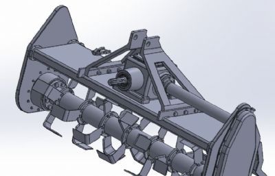 小型园艺工程的锄地机