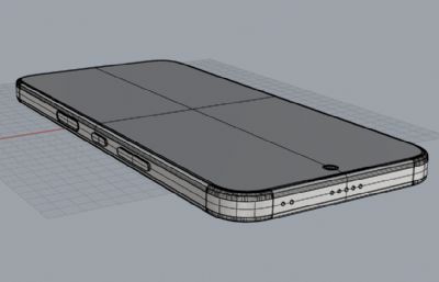 荣耀500手机3D模型