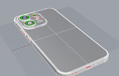 OPPO Reno15 Pro手机外观3D模型