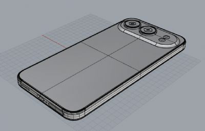 荣耀500手机3D模型