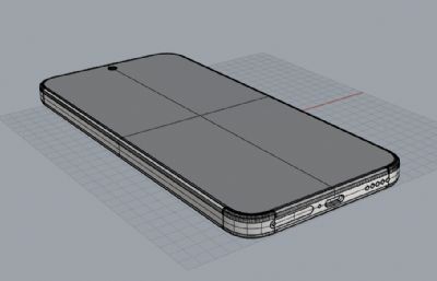 荣耀500手机3D模型