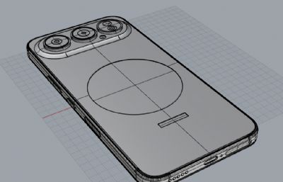 荣耀500 Pro手机3D模型