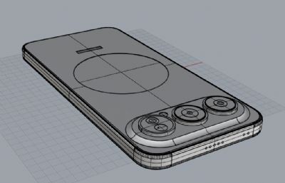 荣耀500 Pro手机3D模型