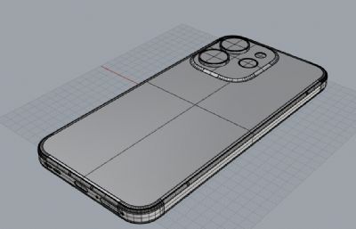 OPPO Reno15手机3D模型