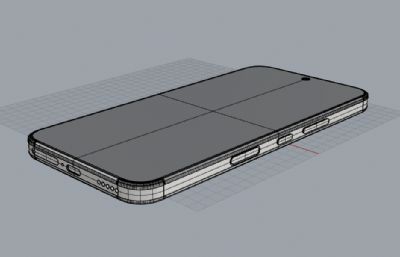 荣耀500 Pro手机3D模型