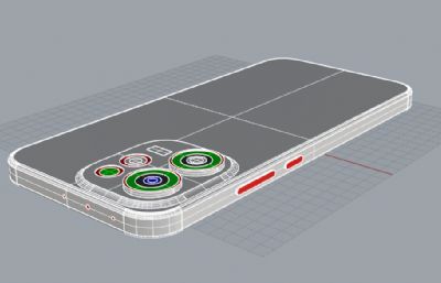 OPPO Reno15 Pro手机外观3D模型