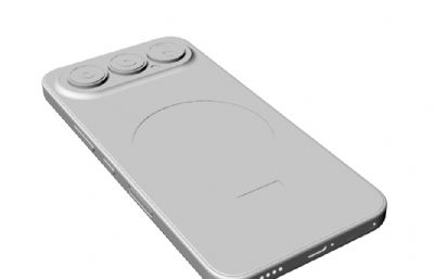 荣耀500 Pro手机3D模型