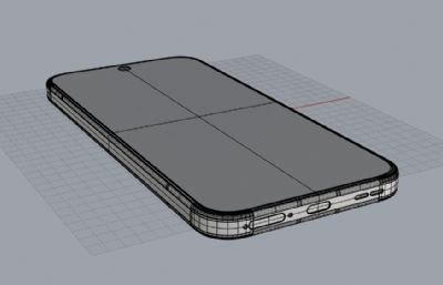 OPPO Reno15手机3D模型