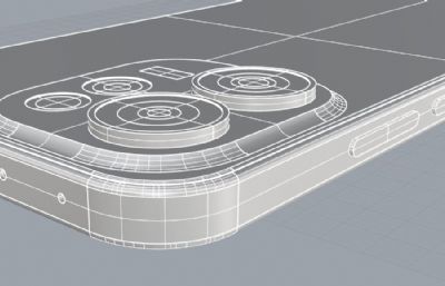 OPPO Reno15 Pro手机外观3D模型