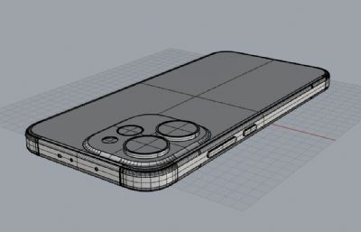 OPPO Reno15手机3D模型