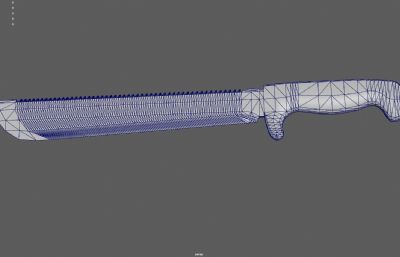 砍刀武器 挎刀塌陷模型