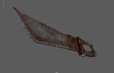 弯刀 生锈大砍刀 僵尸武器