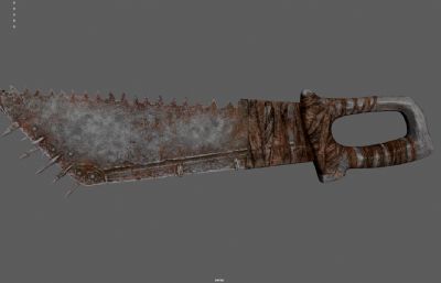 弯刀 生锈大砍刀 僵尸武器