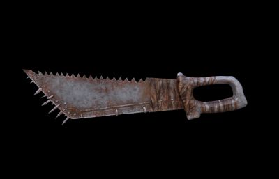 弯刀 生锈大砍刀 僵尸武器