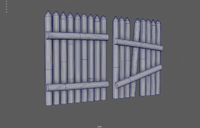 木桩护栏 栅栏 木围栏
