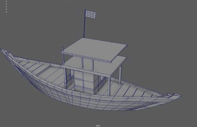 小船 木船 渔船